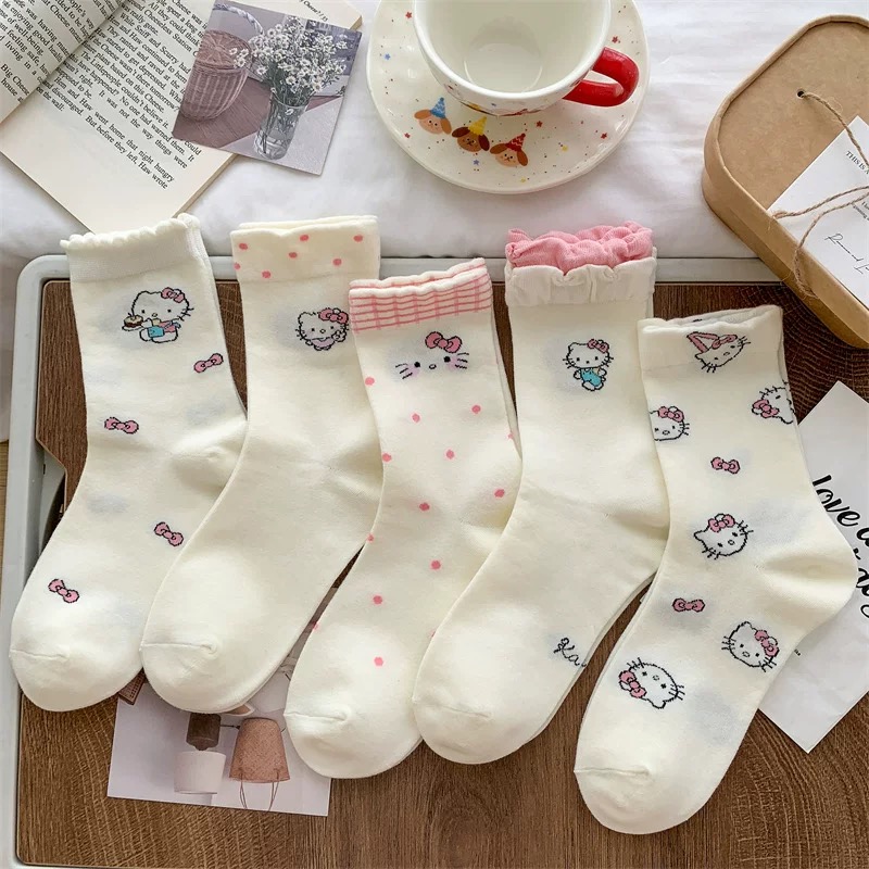 Tất cao cổ hello kitty 080
