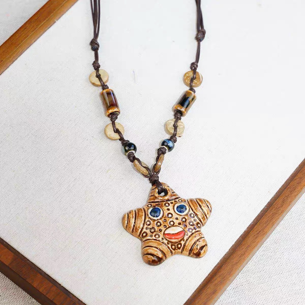 Vòng cổ ngôi sao gốm 1033