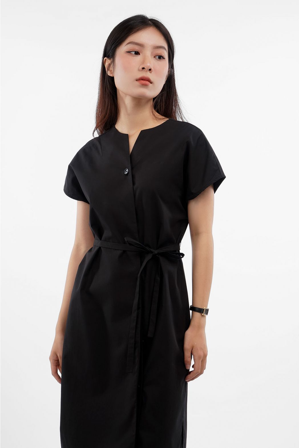 ĐẦM MIDI SỌC NGANG. STRAIGHT