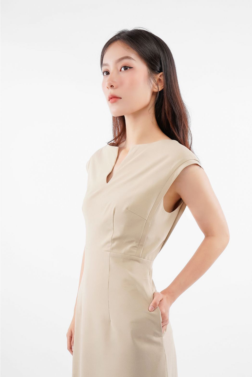 ĐẦM MIDI 2 DÂY - 10S22DREW017