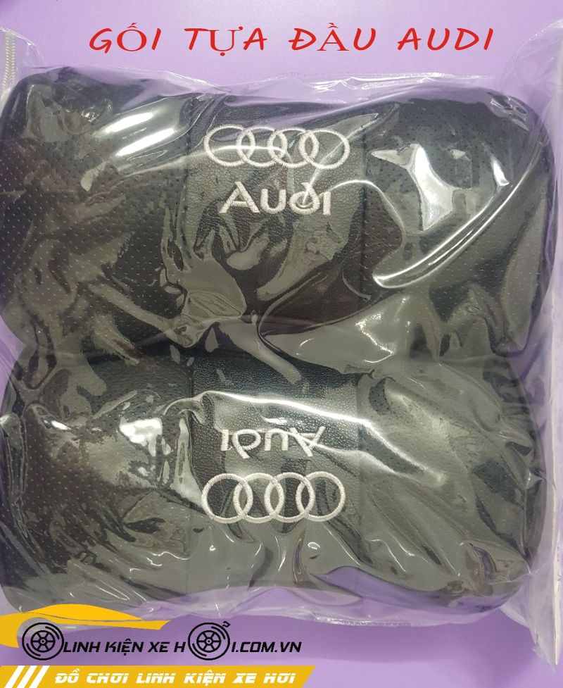 GỐI TỰA ĐẦU AUDI MÀU ĐEN