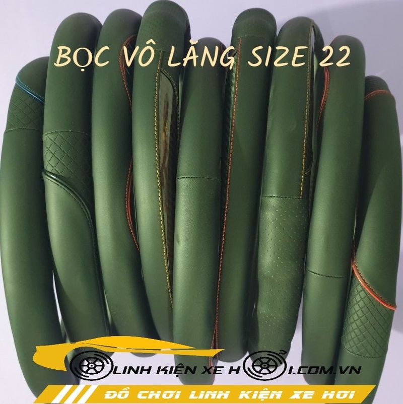 BỌC VÔ LĂNG XE HƠI SIZE 22