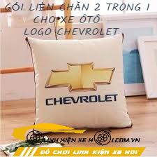 GỐI LIỀN CHĂN 2 TRONG 1 CHO XE ÔTÔ LOGO CHEVROLET