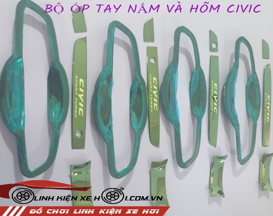 BỘ ỐP TAY NẮM VÀ HÕM CIVIC