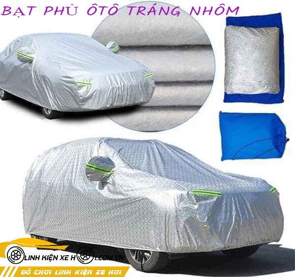 BẠT PHỦ ÔTÔ TRÁNG NHÔM