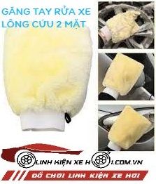 GĂNG TAY RỬA XE LÔNG CỪU 2 MẶT