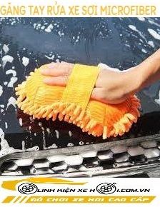 GĂNG TAY RỬA XE SỢI MICROFIBER