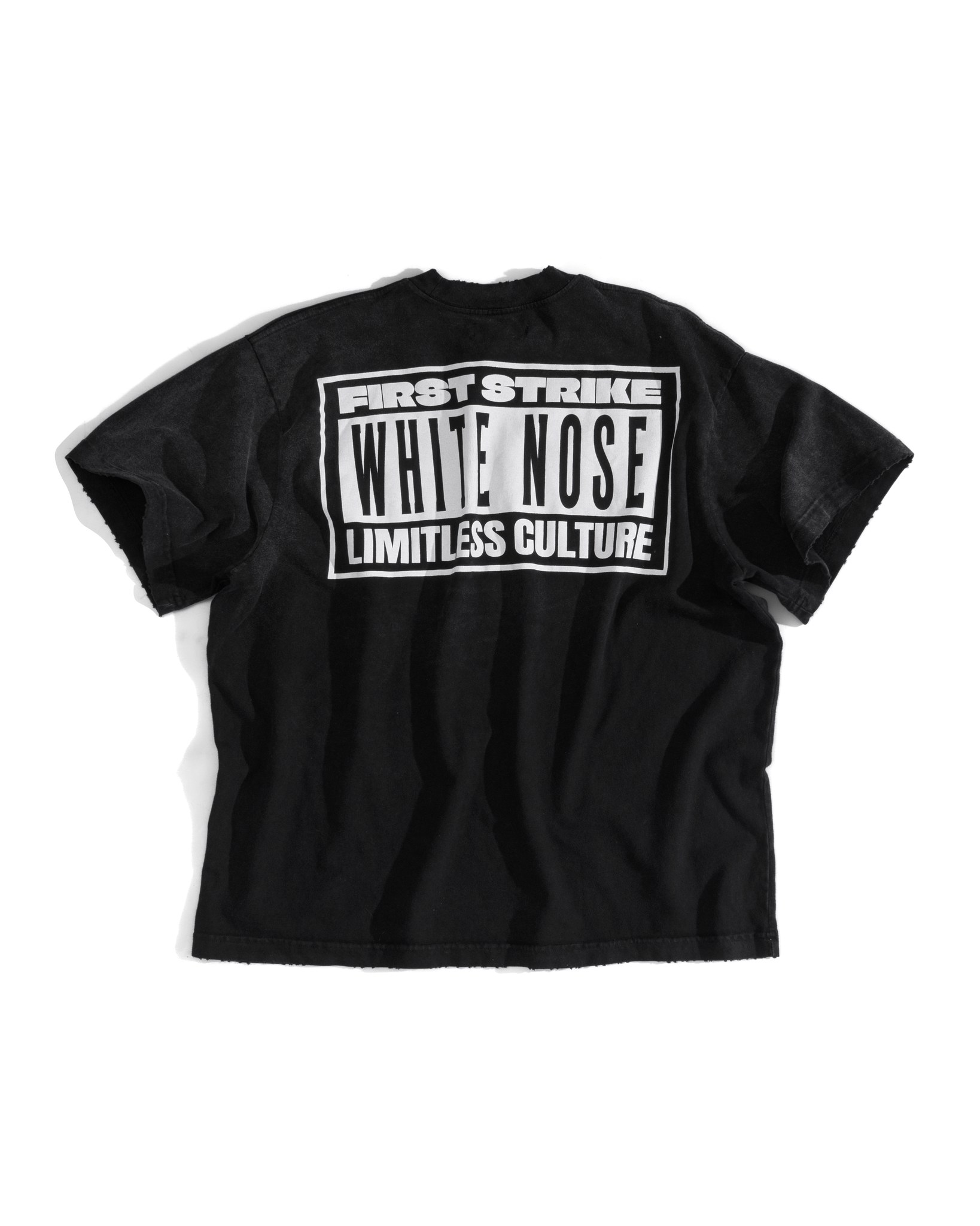 Áo Thun Oversize WHITENOSE First Strike Washed Tee Cotton 100% Form Rộng Streetwear Vintage