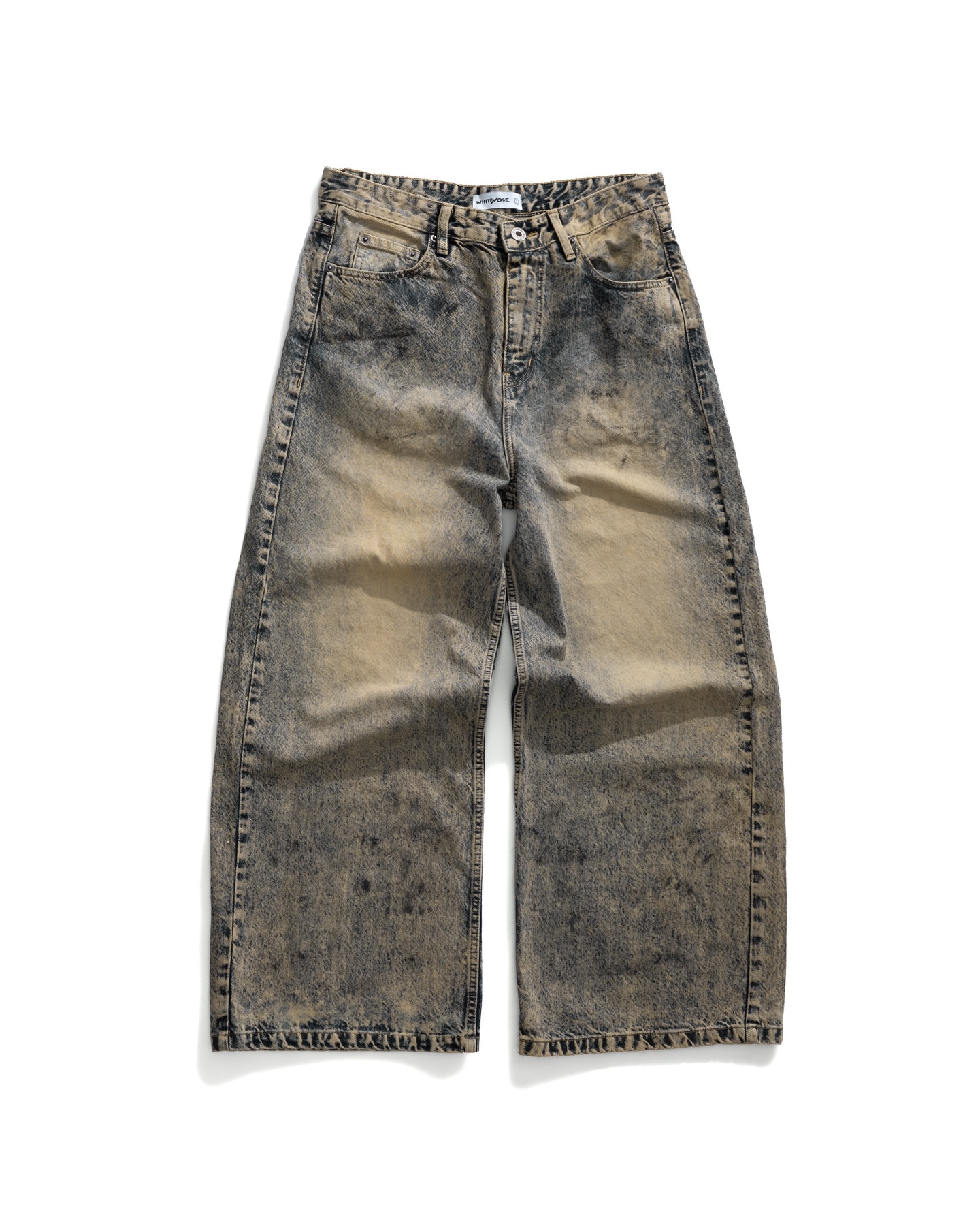 Quần Jeans Ống Rộng WHITENOSE MANUAL WASH BAGGY JEAN V2 chất liệu jean 13.5 OZ