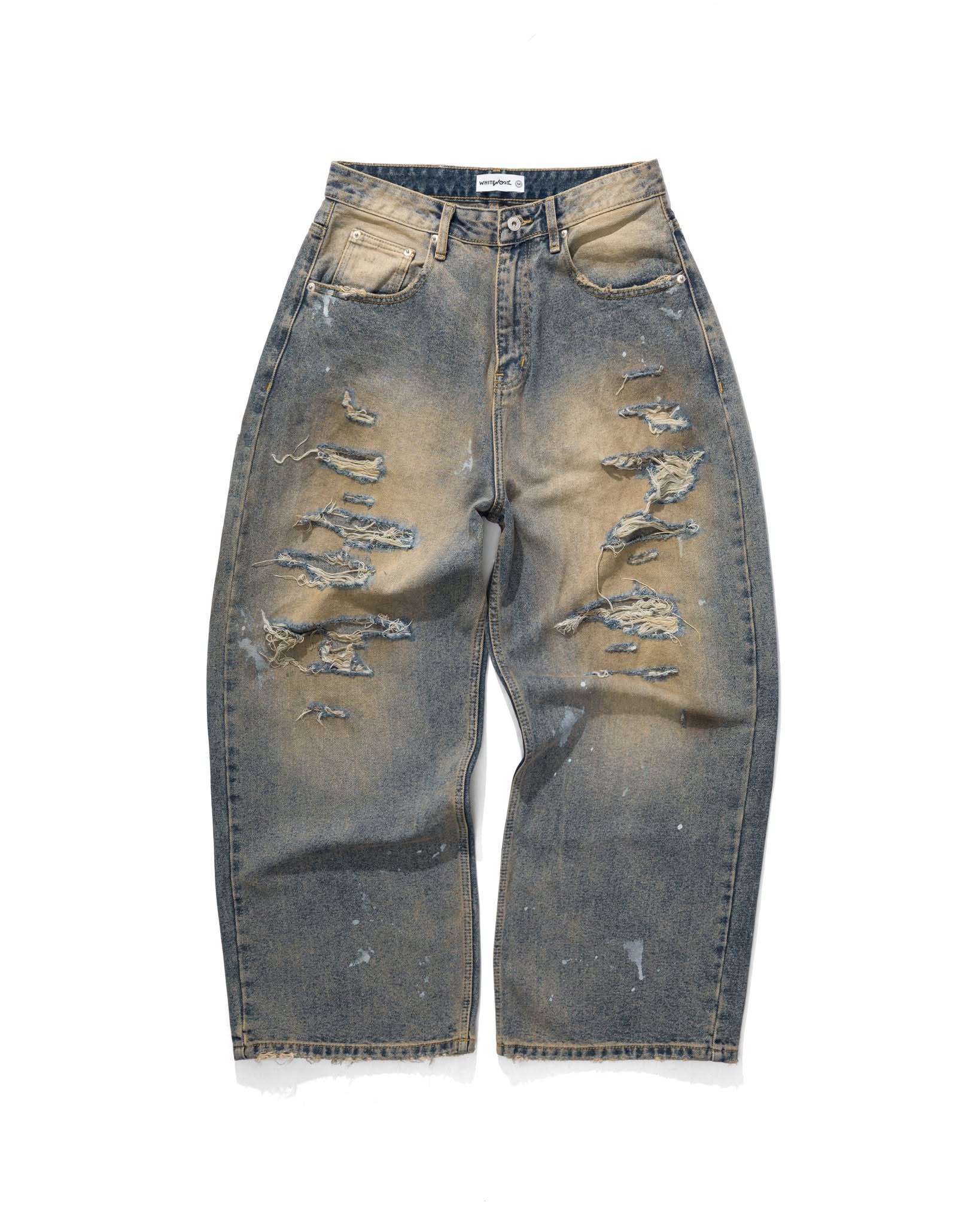 SCORCHED BAGGY JEANS