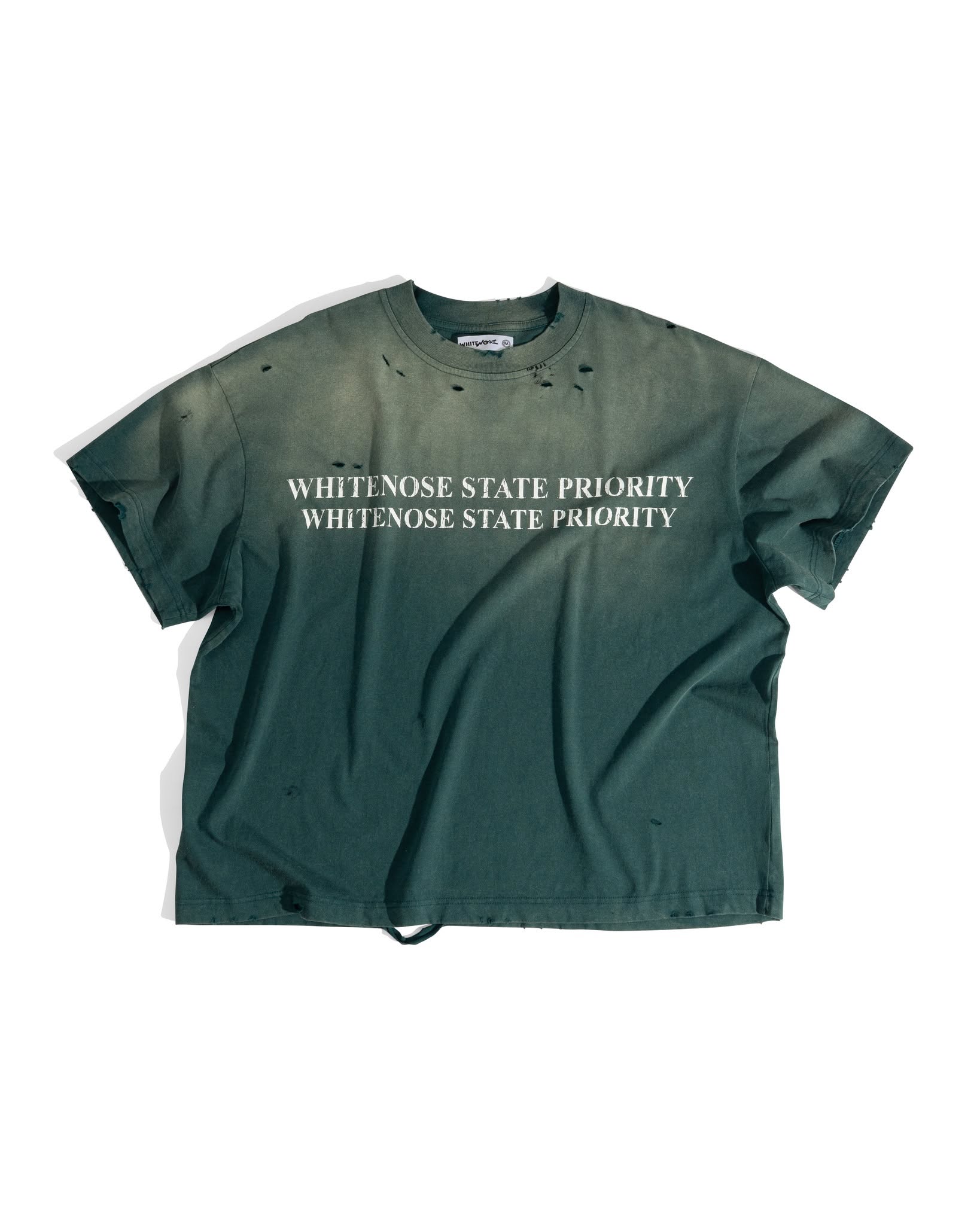 WHITENOSE STATE PRIORITY BOXY TEE/ MOSS GREEN
