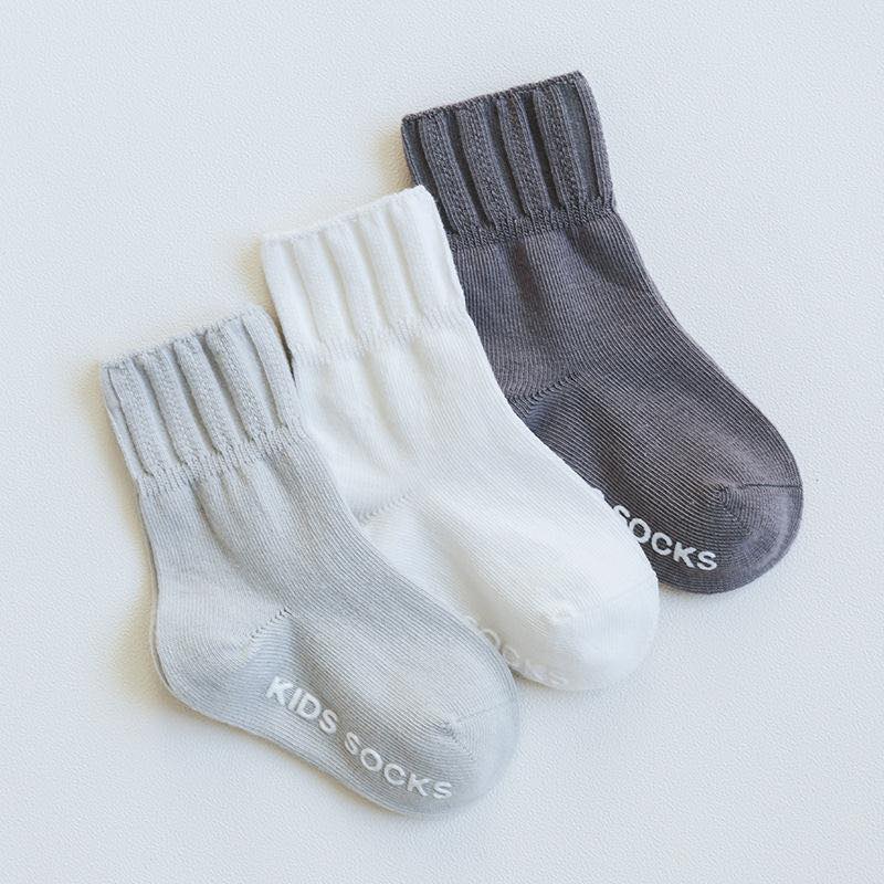 Set tất KidSock TRƠN cổ dài - M