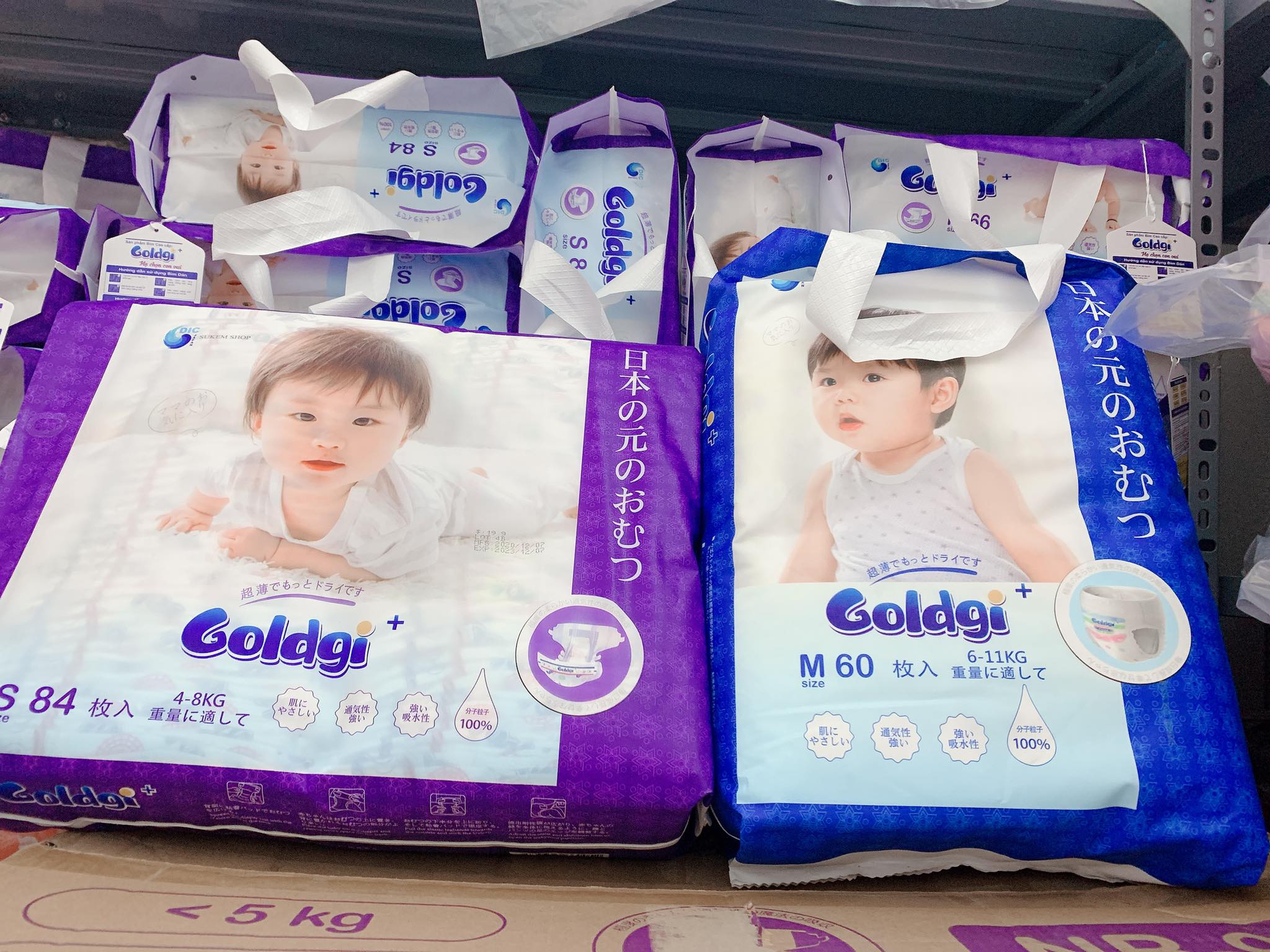 Bỉm DÁN Goldgi cao cấp - XXL32