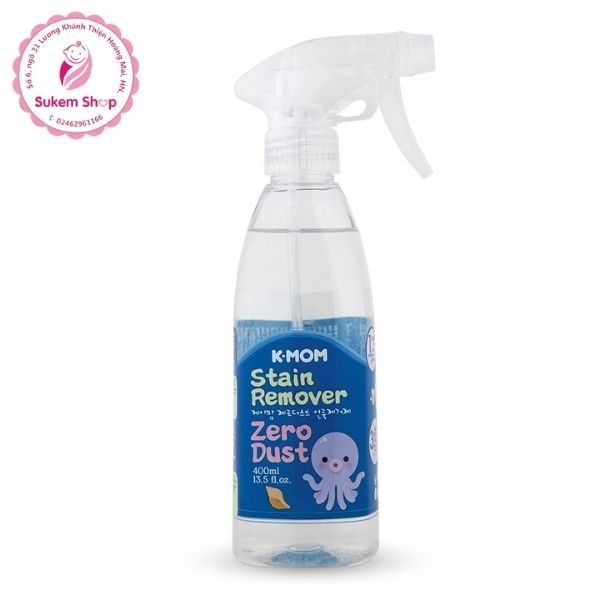 Nước xịt tẩy vết bẩn quần áo Zero Dust Kmom