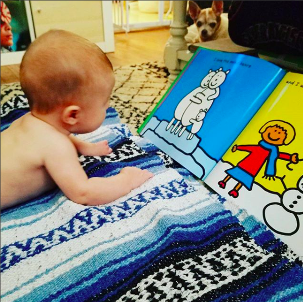 TUMMY TIME IS FOR READING