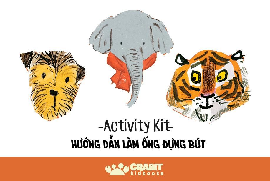 Activity Kit - Sử dụng lõi giấy làm con vật