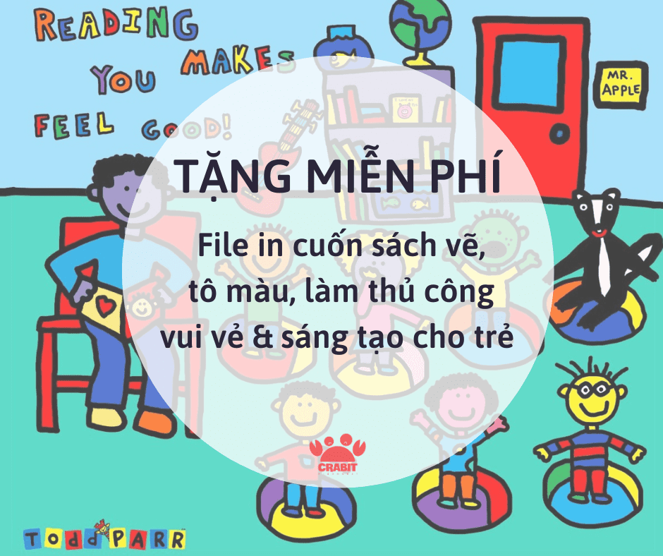 File in cuốn sách vẽ, tô màu, làm thủ công thú vị cho trẻ