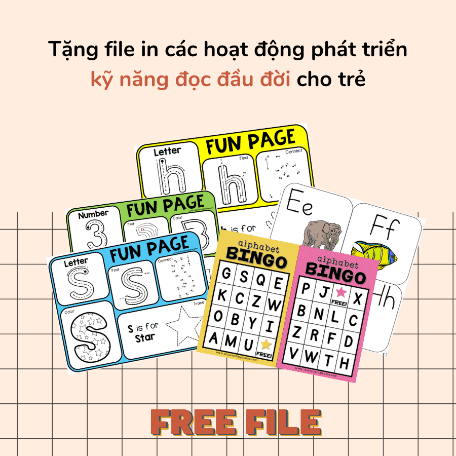 [FREE FILE] Các hoạt động phát triển kỹ năng đọc đầu đời cho trẻ