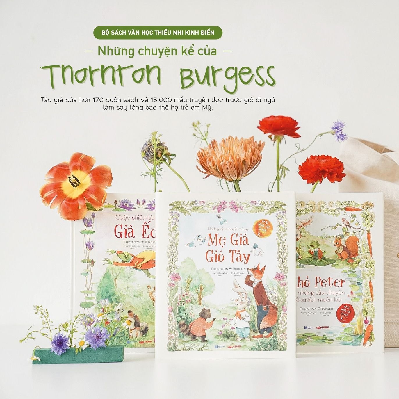 Chính thức tái bản Bộ sách Những chuyện kể của Thornton Burgess