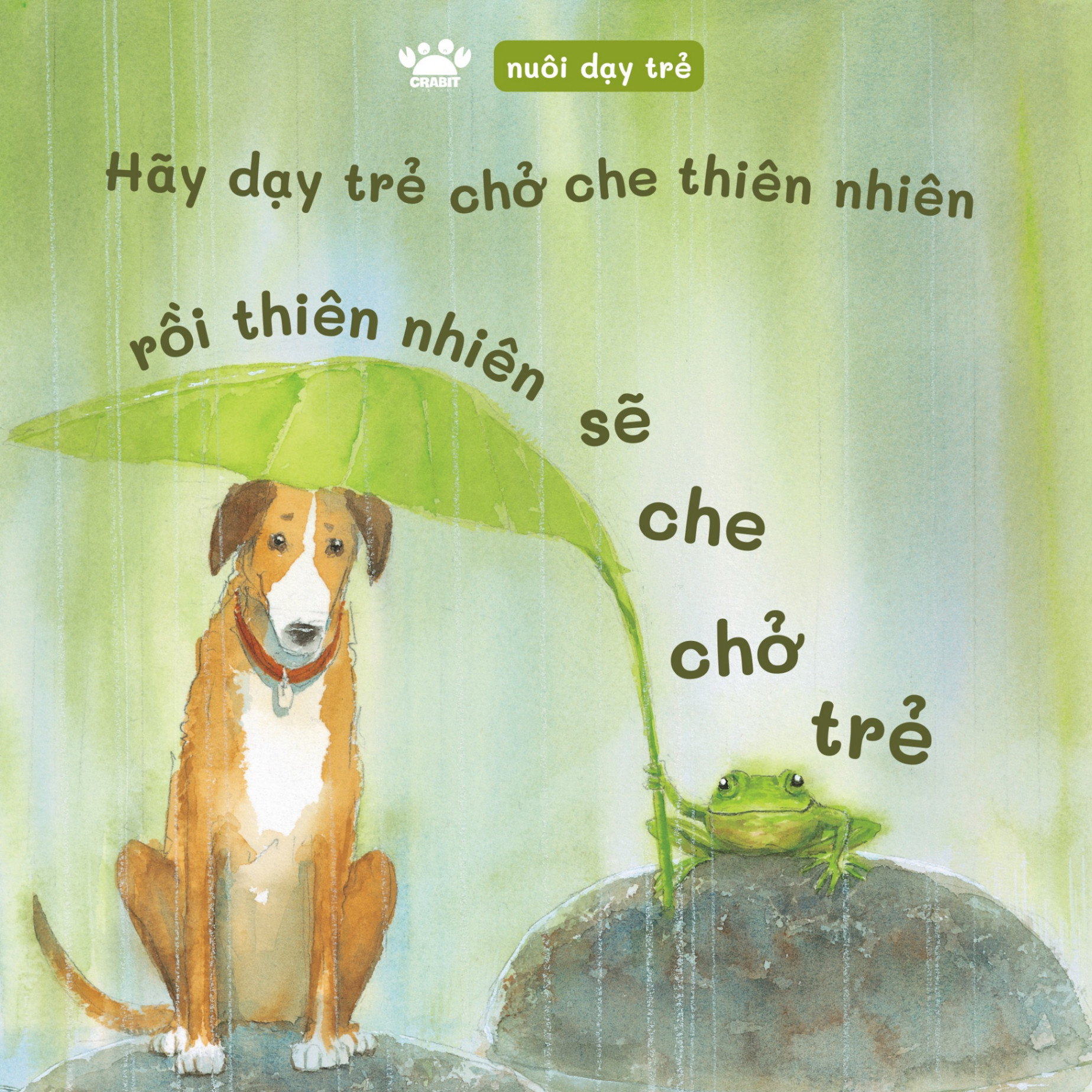 HÃY DẠY TRẺ CHỞ CHE THIÊN NHIÊN, RỒI THIÊN NHIÊN SẼ CHE CHỞ TRẺ