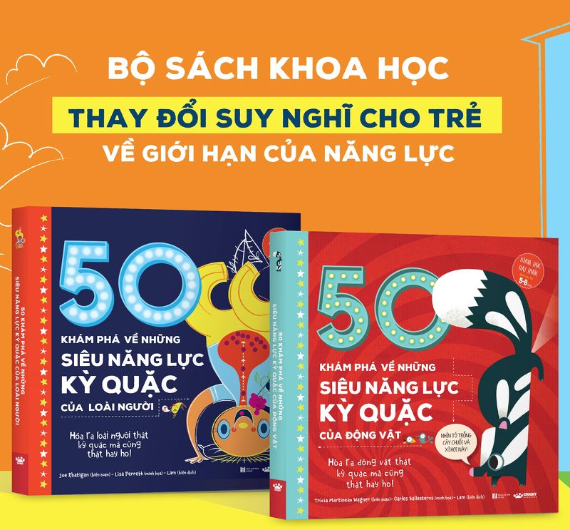 Bộ sách Khoa Học 50 Khám Phá Về Những Siêu Năng Lực Kỳ Quặc - Bộ 02 cuốn