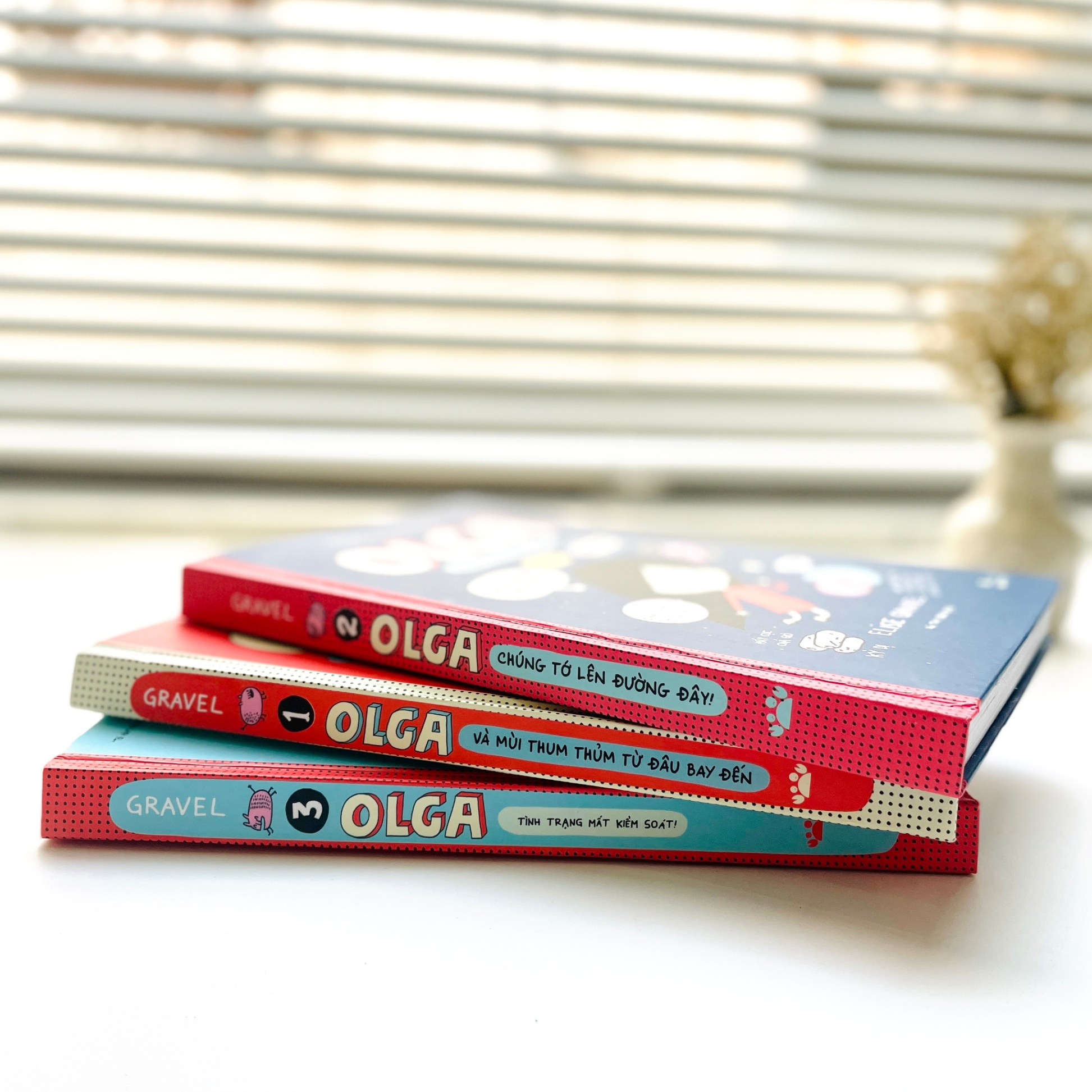 Bộ 3 cuốn OLGA - Series nhật ký truyện tranh thông minh và cực kỳ “lầy lội”
