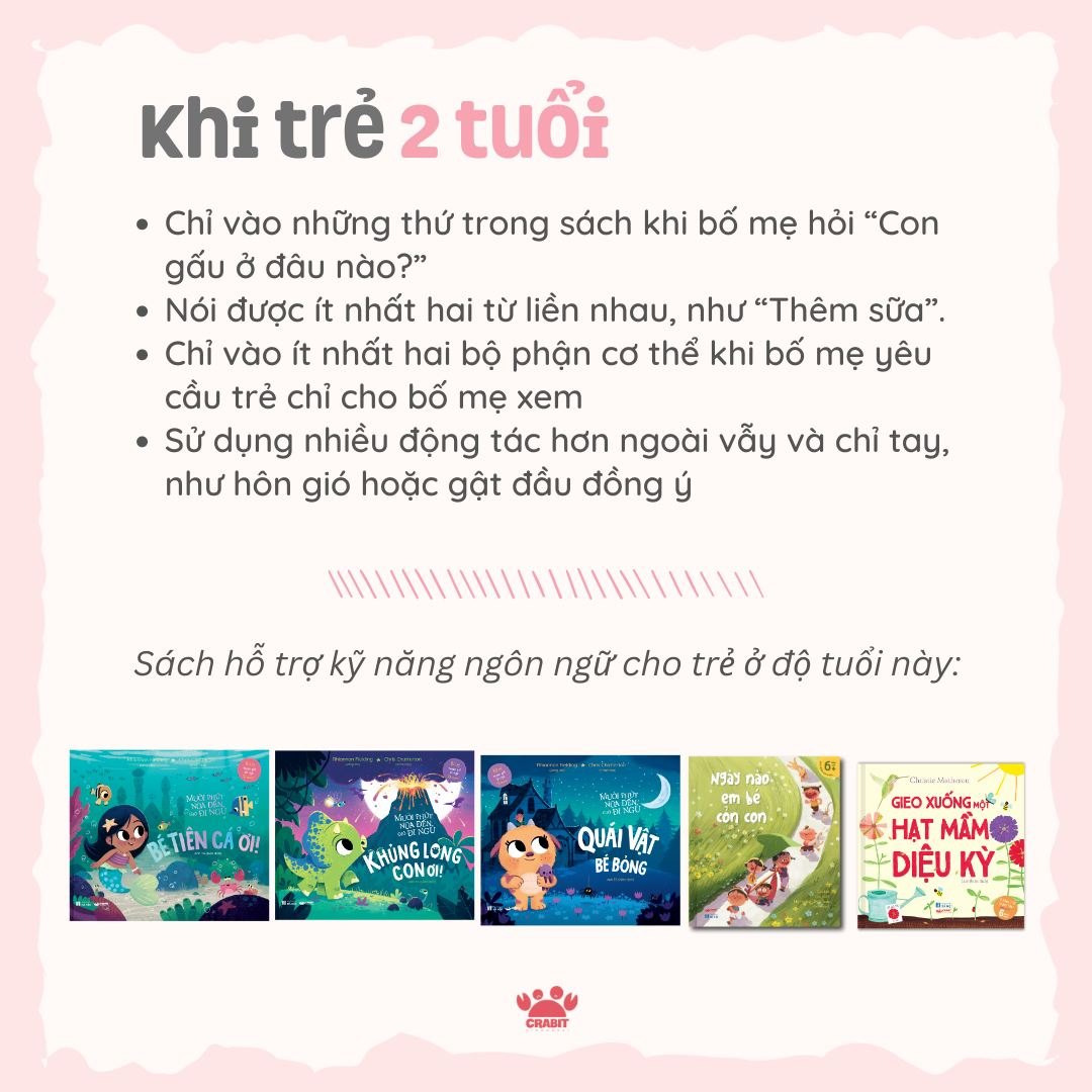 CÁC BỘ SÁCH PHÁT TRIỂN KỸ NĂNG NGÔN NGỮ CHO BÉ THEO TỪNG CỘT MỐC 0-5 TUỔI