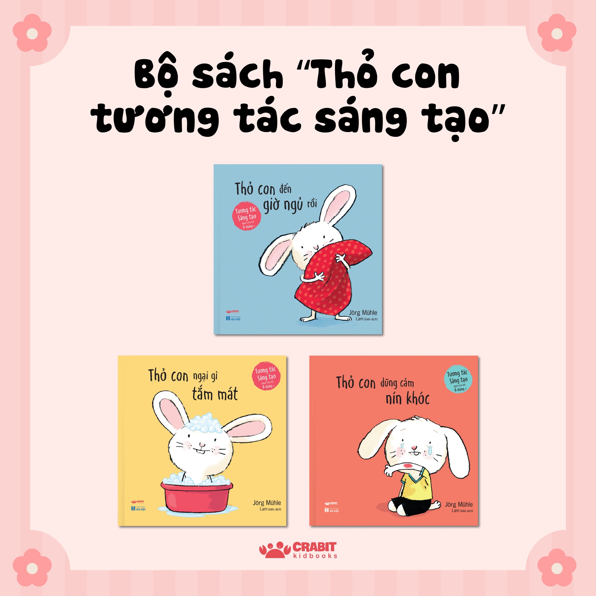 Combo sách bìa bồi cứng cho bé sơ sinh 0 - 3 tuổi