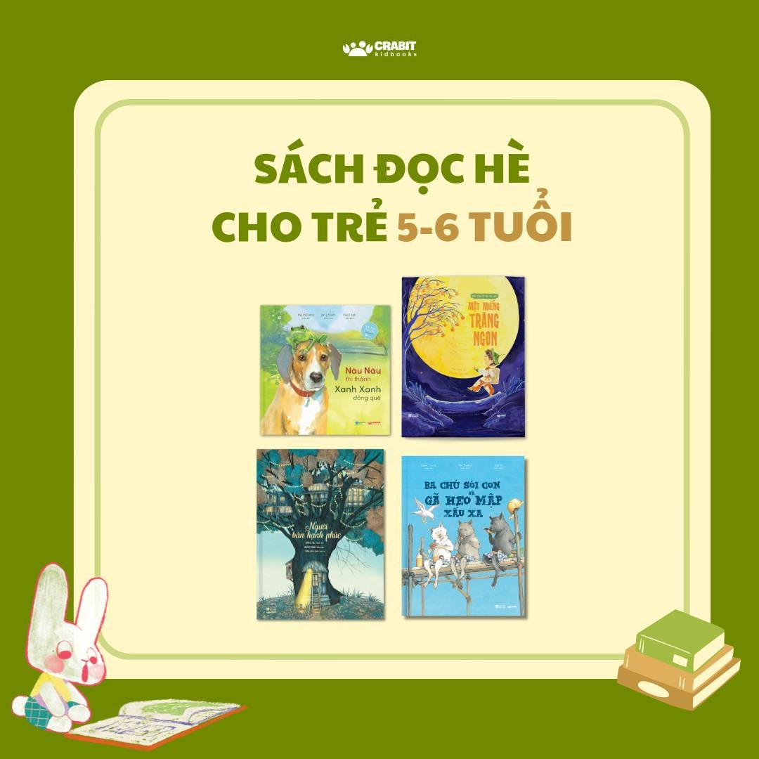 Sách đọc hè theo độ tuổi cho bé