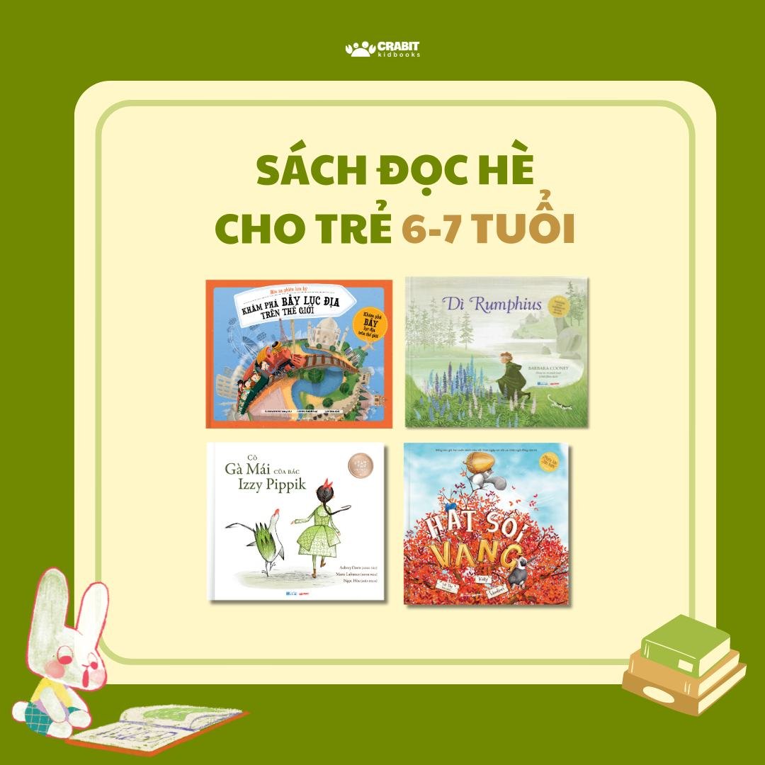 Sách đọc hè theo độ tuổi cho bé