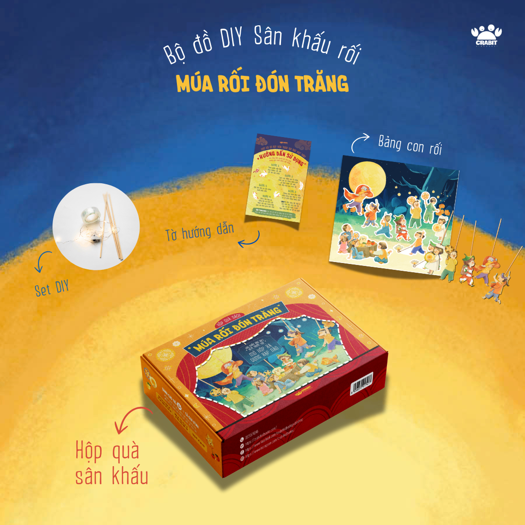 Set quà DIY Trung Thu - Múa rối đón trăng