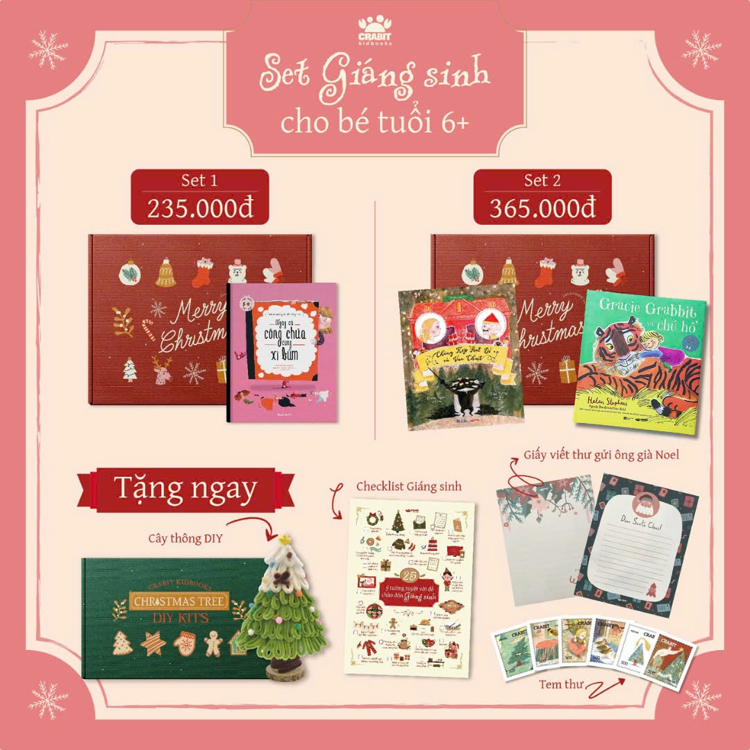 Set Giáng sinh cho bé tuổi 6+