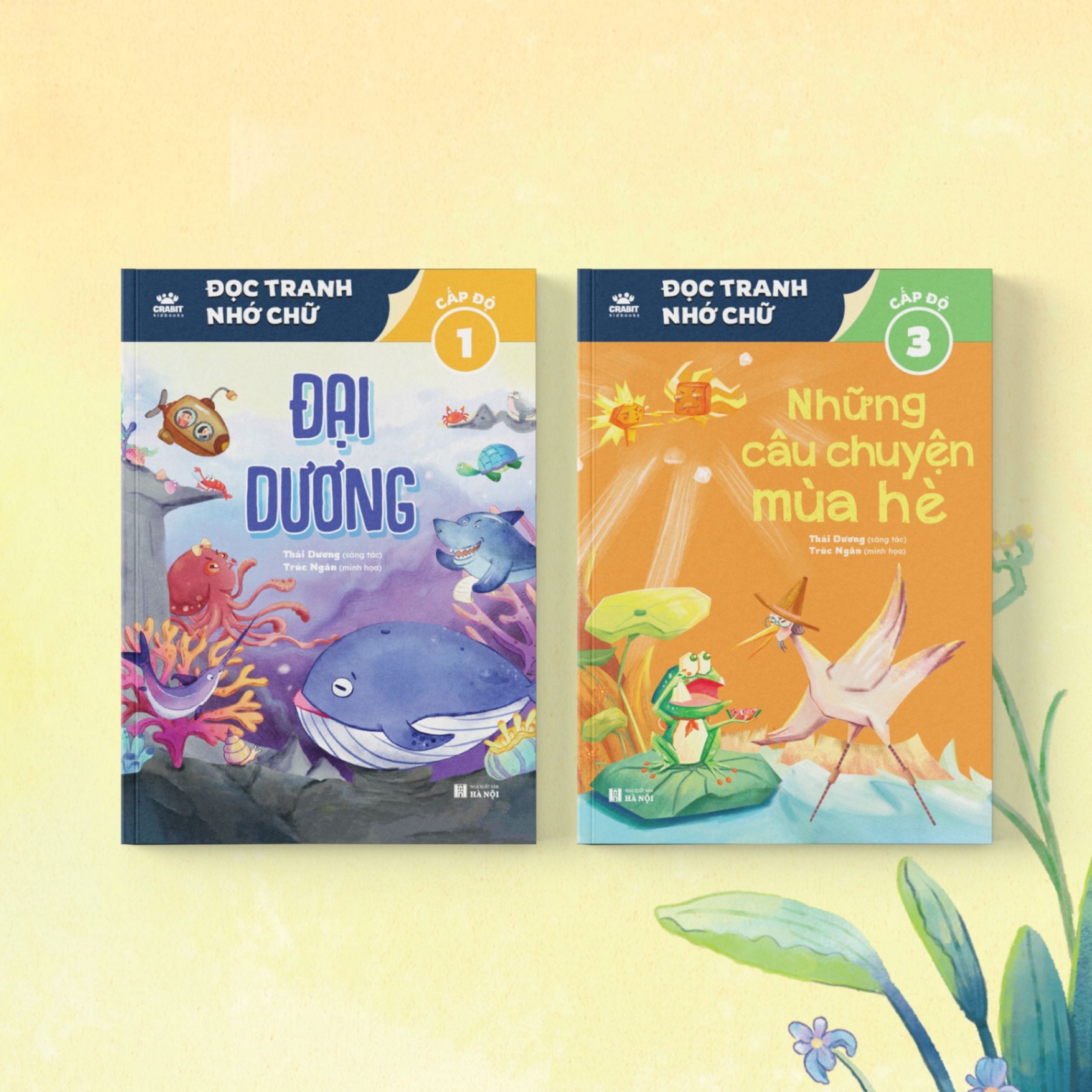 Bộ Đọc tranh nhớ chữ - Sách phát triển tư duy giúp bé tập đọc