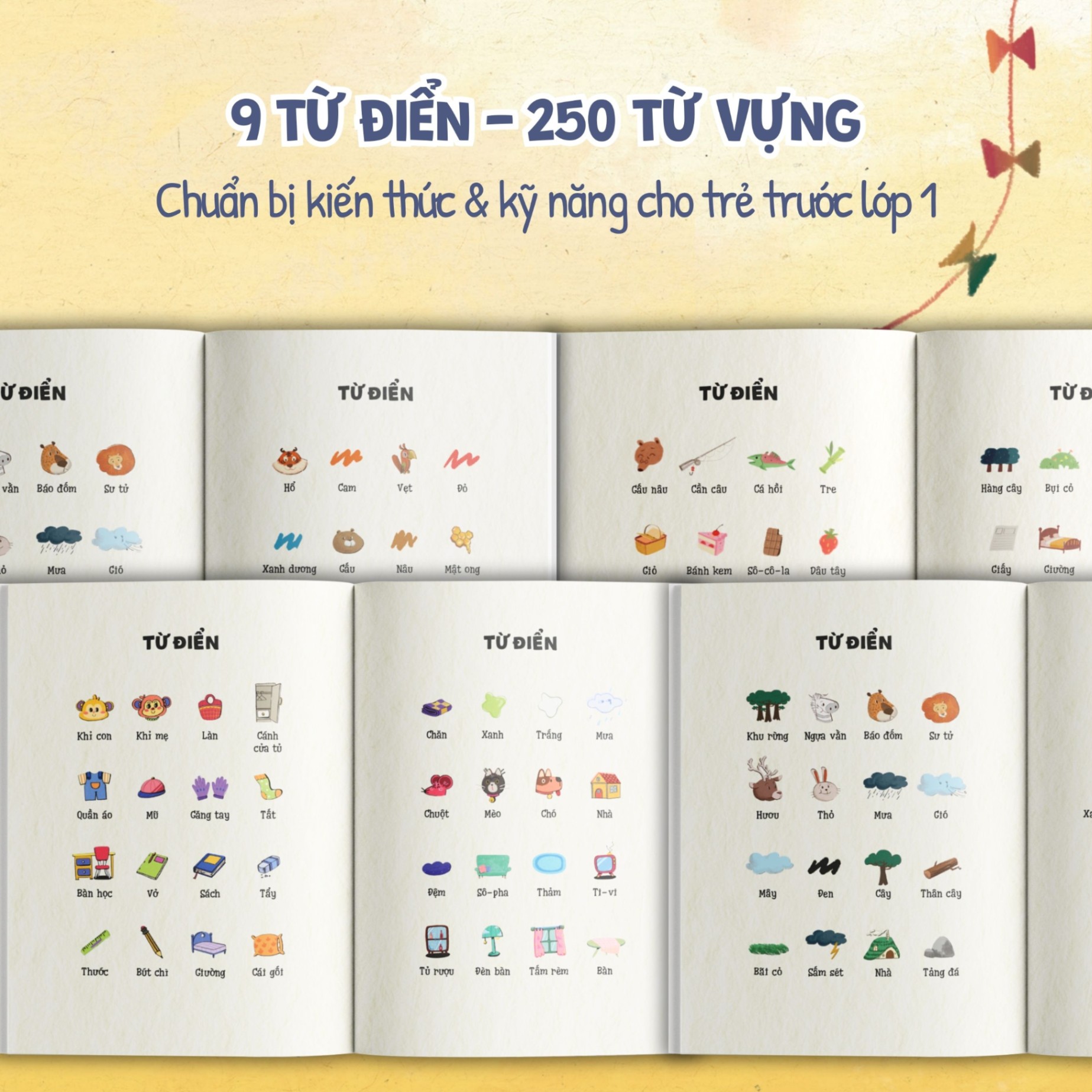 Bộ Đọc tranh nhớ chữ - Sách phát triển tư duy giúp bé tập đọc