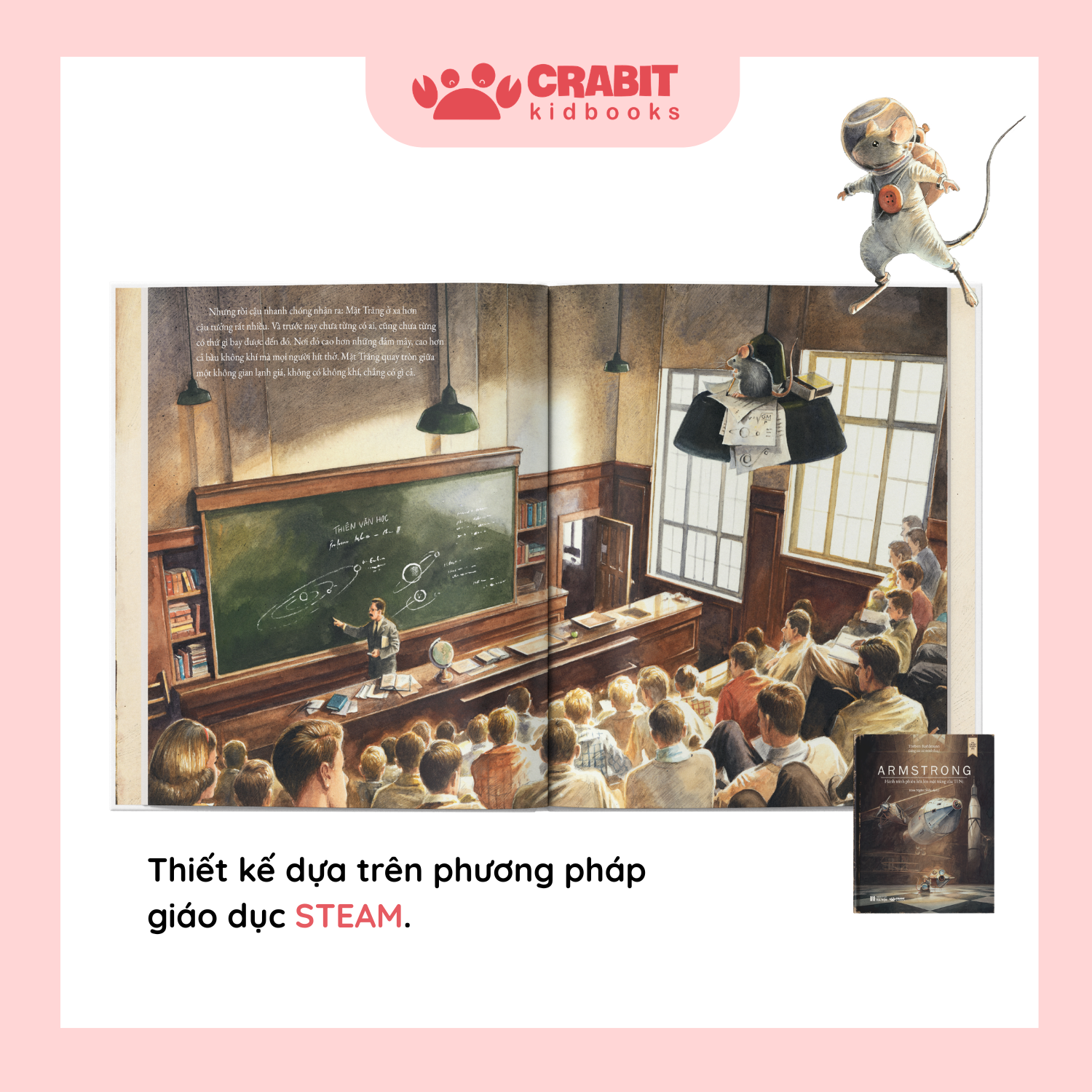 Hội chuột thiên tài - Bộ truyện ứng dụng phương pháp giáo dục tiên tiến hàng đầu STEAM - Bộ 4 cuốn