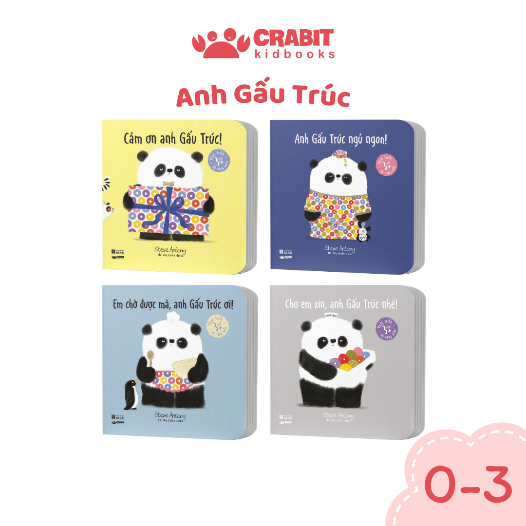 Anh Gấu Trúc - Bộ sách kỹ năng mềm (4 cuốn)