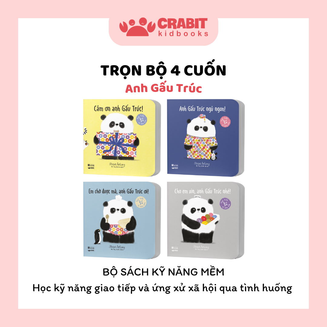 Anh Gấu Trúc - Bộ sách kỹ năng mềm (4 cuốn) (2)