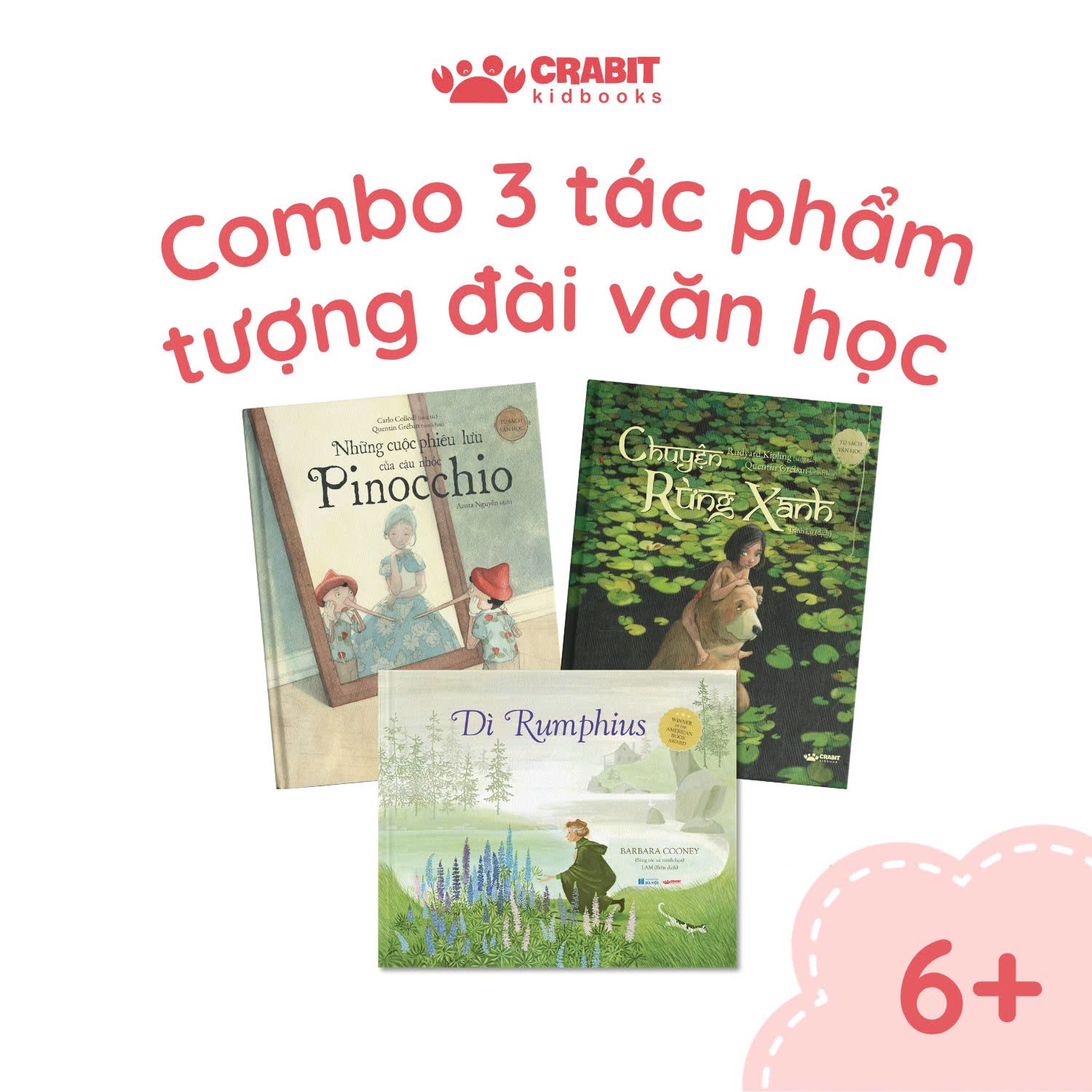 BỘ 3 TÁC PHẨM VĂN HỌC XUẤT SẮC CHO THIẾU NHI