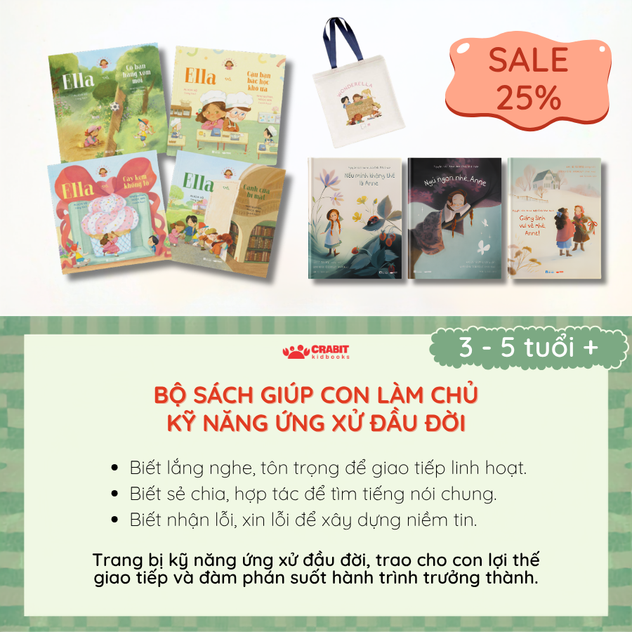 BỘ SÁCH GIÚP CON LÀM CHỦ KỸ NĂNG ỨNG XỬ ĐẦU ĐỜI