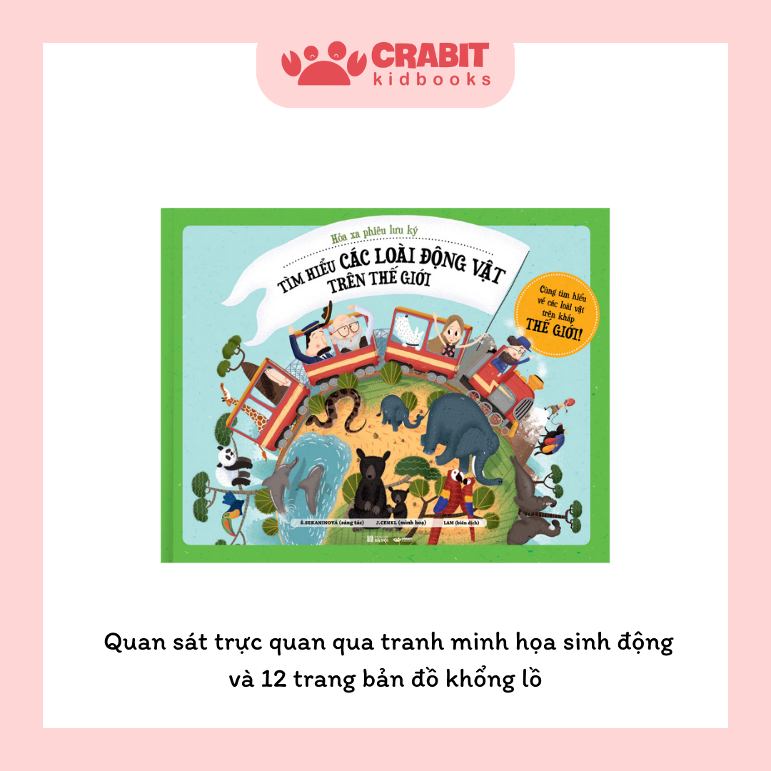 Bộ 2 cuốn Hỏa xa phiêu lưu ký - sách lật mở bản đồ khổng lồ (2)
