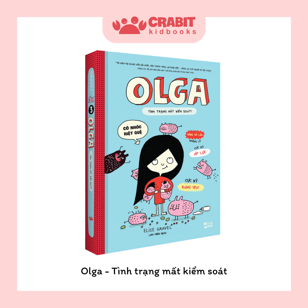 Bộ 3 cuốn OLGA - Series nhật ký truyện tranh thông minh và cực kỳ “lầy lội”