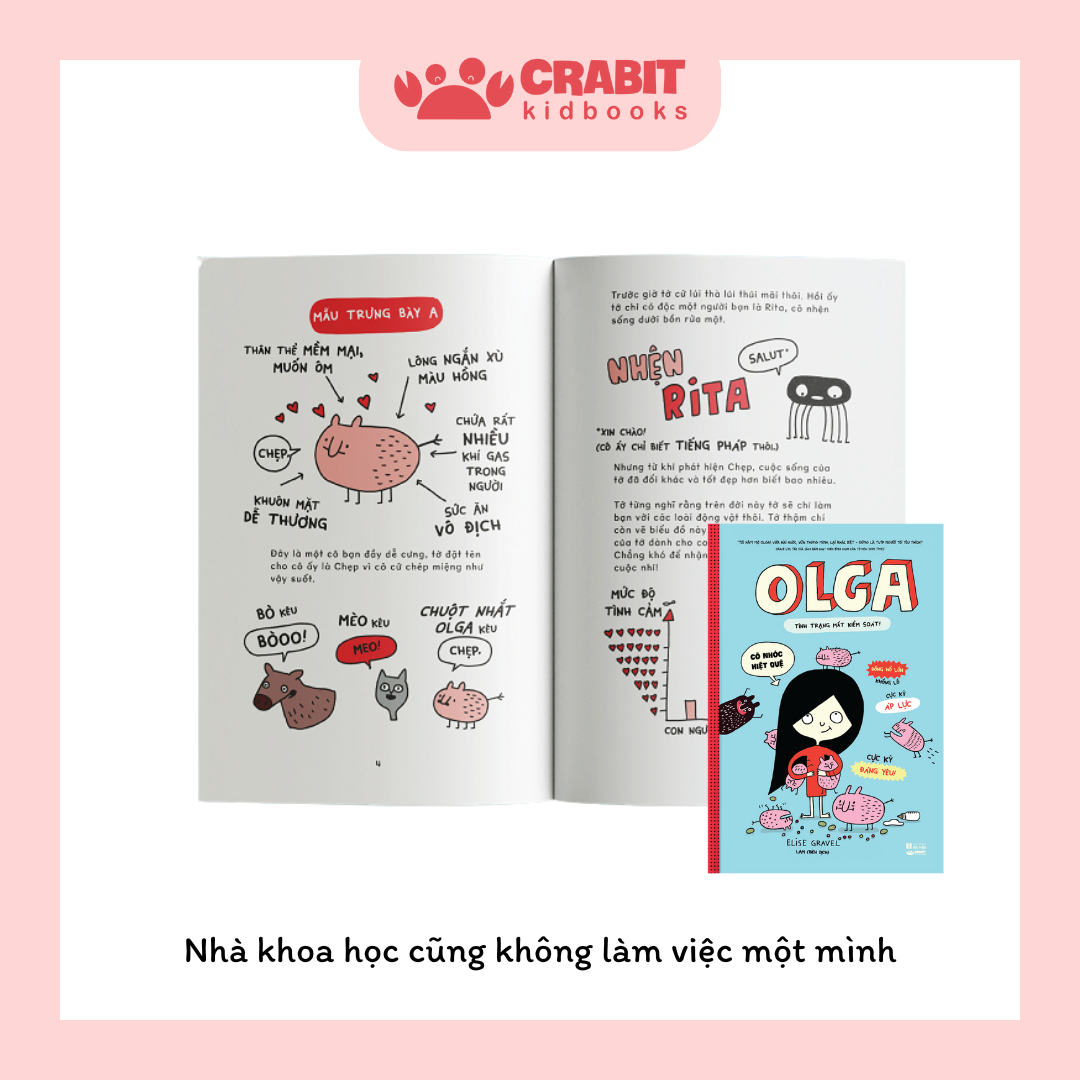 Bộ 3 cuốn OLGA - Series nhật ký truyện tranh thông minh và cực kỳ “lầy lội”