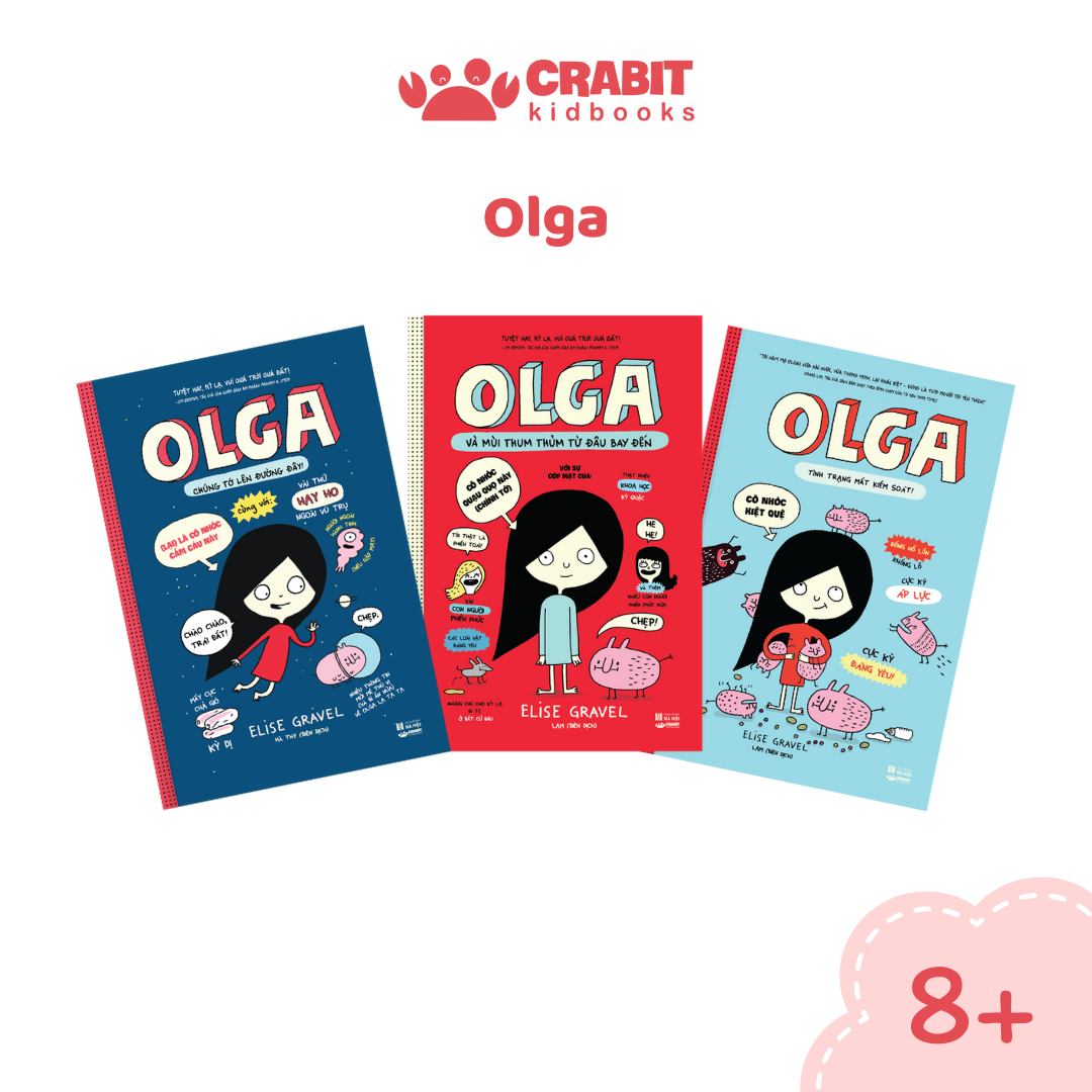 Bộ 3 cuốn OLGA - Series nhật ký truyện tranh thông minh và cực kỳ “lầy lội”