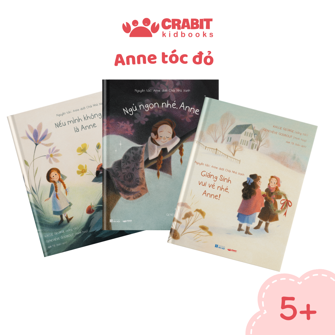 Bộ 3 cuốn sách tranh Anne Tóc Đỏ