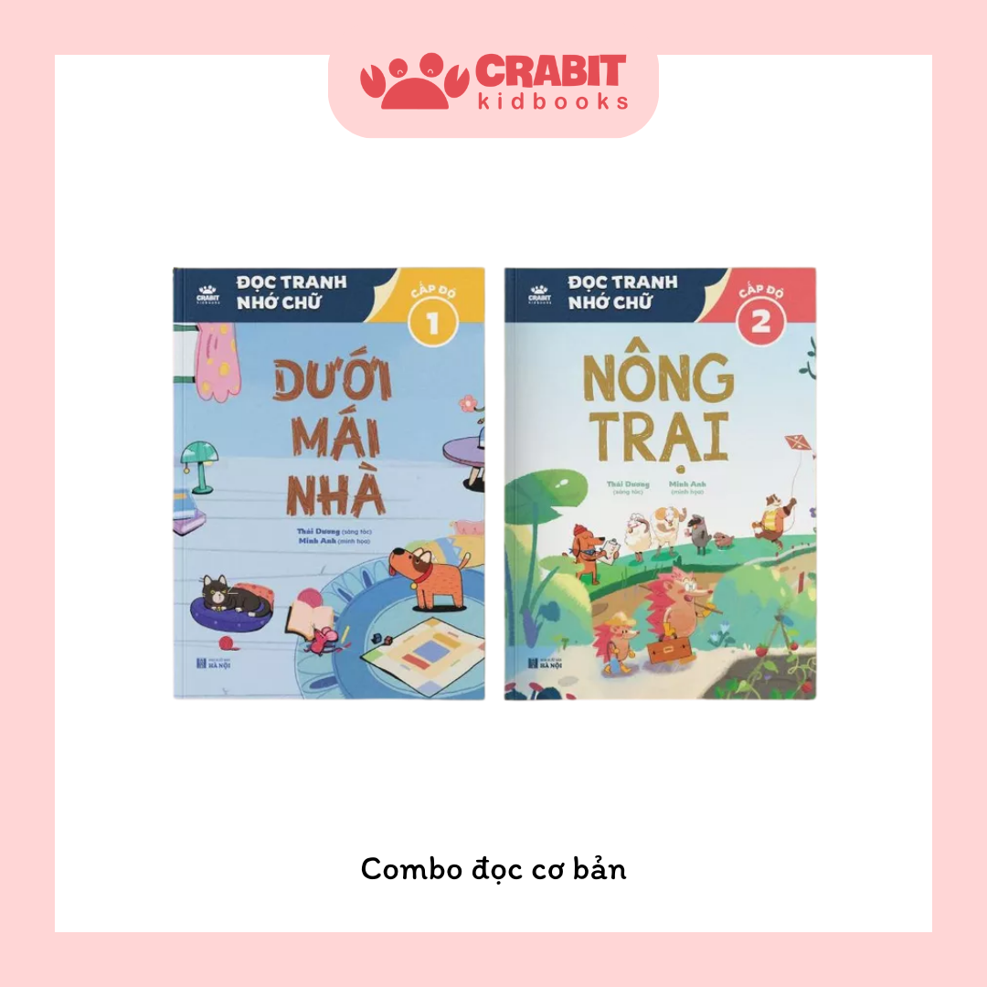 Bộ Đọc tranh nhớ chữ - Sách phát triển tư duy giúp bé tập đọc