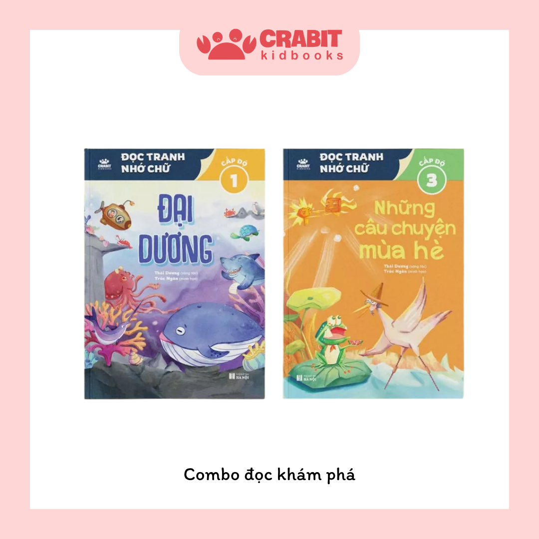 Bộ Đọc tranh nhớ chữ - Sách phát triển tư duy giúp bé tập đọc