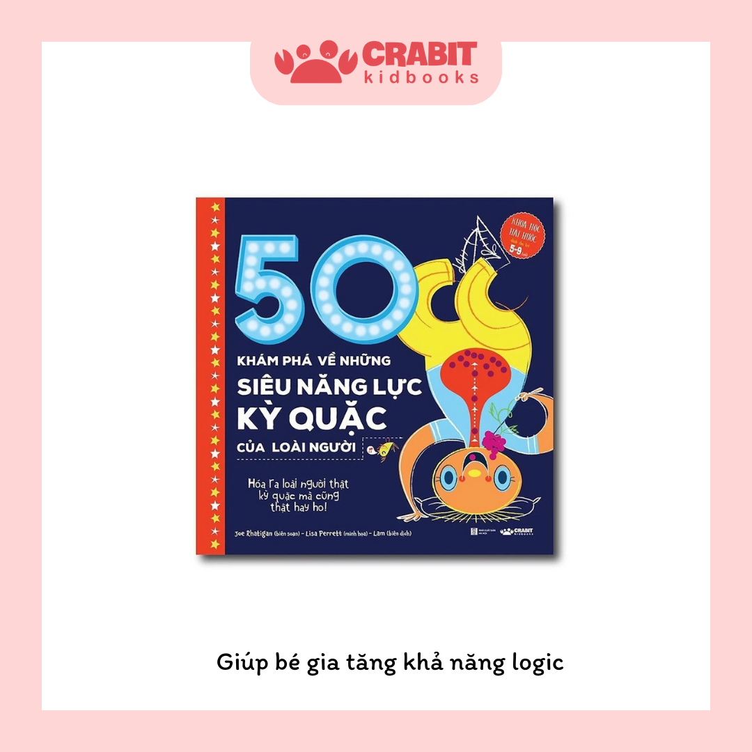 Bộ sách Khoa Học 50 Khám Phá Về Những Siêu Năng Lực Kỳ Quặc - Bộ 02 cuốn