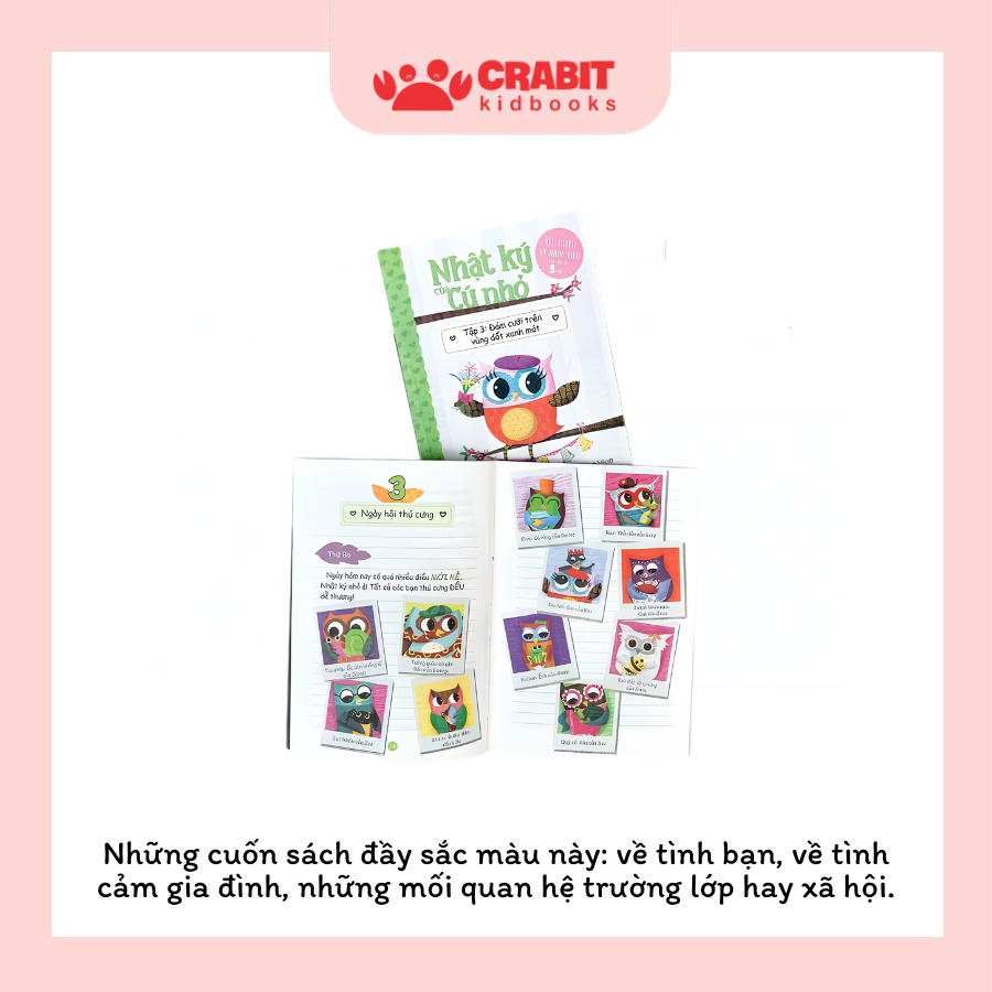Bộ sách Nhật Ký Của Cú Nhỏ - Bộ 06 cuốn
