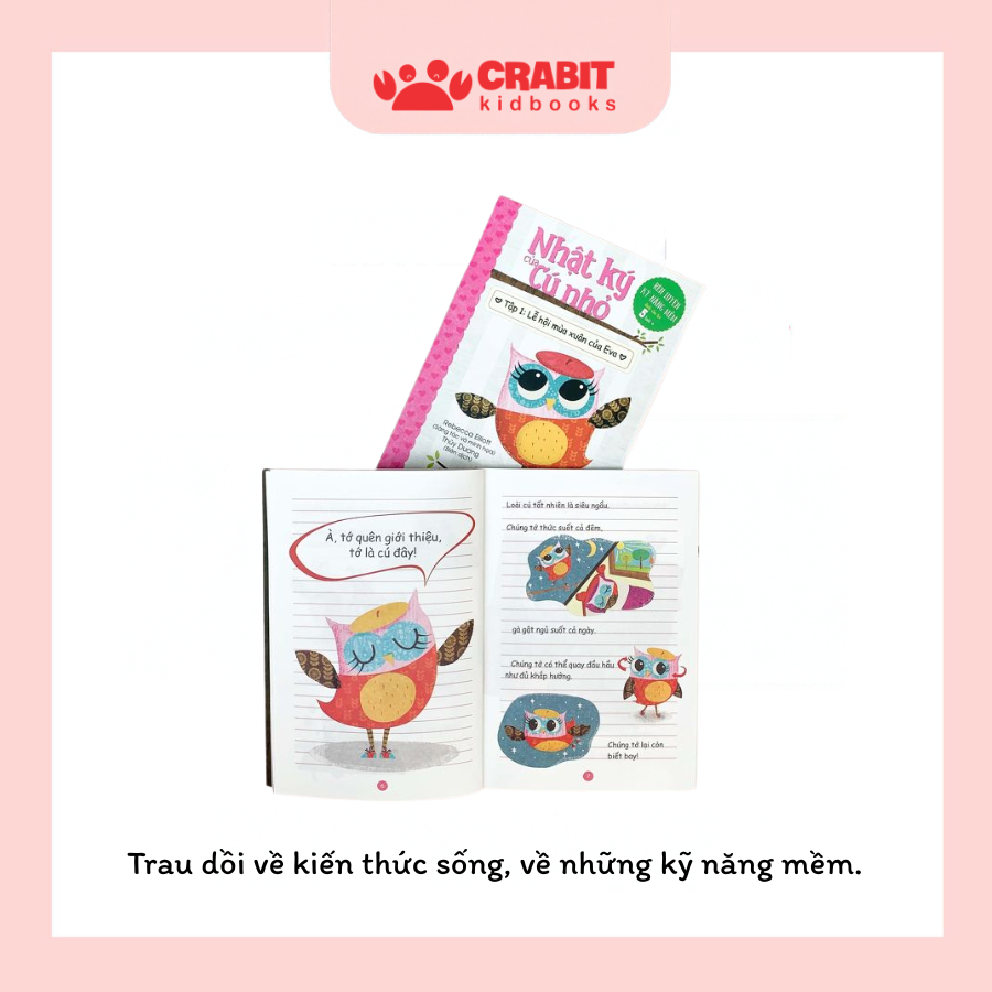Bộ sách Nhật Ký Của Cú Nhỏ - Bộ 06 cuốn
