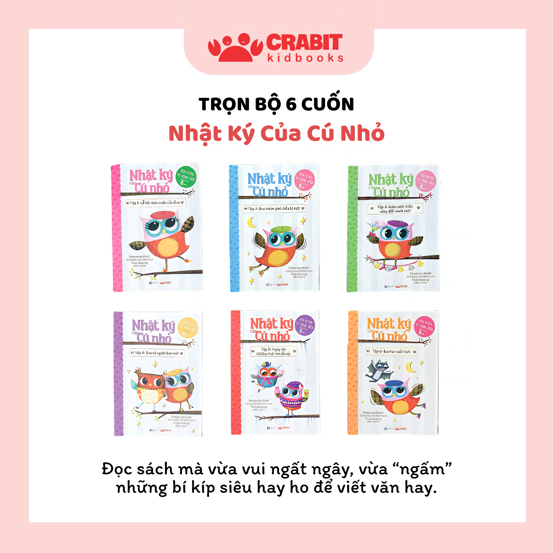 Bộ sách Nhật Ký Của Cú Nhỏ - Bộ 06 cuốn